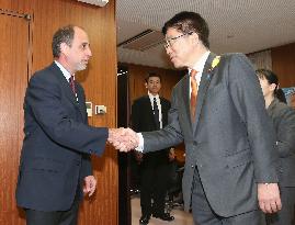 U.N. rapporteur on N. Korea visits Japan