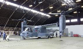 U.S. Ospreys at Yokota base