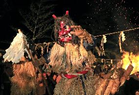 "Namahage" festival in Japan