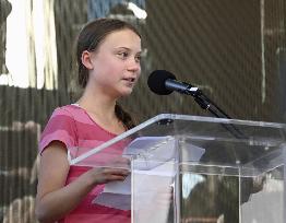 Greta Thunberg in N.Y.