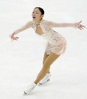 Ando grabs short program lead