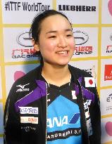 Japan's Ito becomes youngest winner on table tennis World Tour
