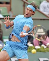 Nadal plays in 2nd round at French Open tennis tournament