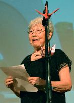A-bomb survivor calls for abolition of nuke weapons in N.Y.