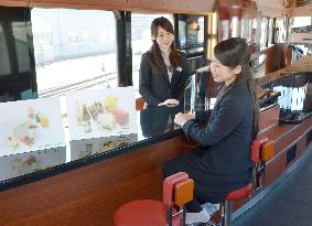 JR East unveils "cafe" train to help Fukushima's reconstruction