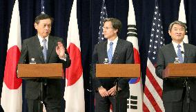U.S. repeats call on Japan, S. Korea to mend fences