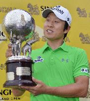 S. Korea's Kim Kyung Tae wins Thailand Open golf tournament