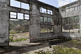 Abandoned mining facility in rural China