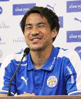 Soccer: Leicester's Okazaki relishing new league experience