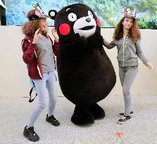 Visitors to Milan expo meet Japan's popular black bear mascot