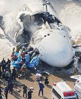 FedEx cargo plane crash lands at Narita airport, bursts into flam