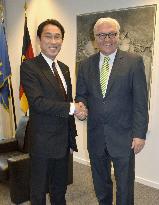 Japanese, German foreign ministers meet in Brussels