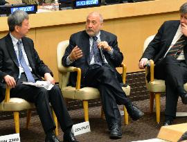 Nobel laureate Stiglitz in panel discussion at U.N. headquarters