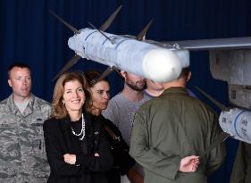 Kennedy visits Misawa Air Base