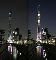 Lights out on Tokyo Skytree in support of fight against global warming