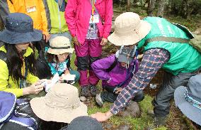 Women increasingly take part in moss observation events