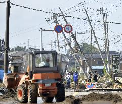 Aftermath of massive floods in eastern Japan