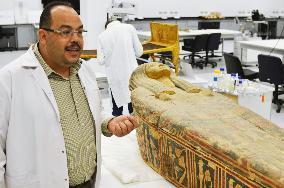 Egyptian archaeologist trying to preserve cultural heritage