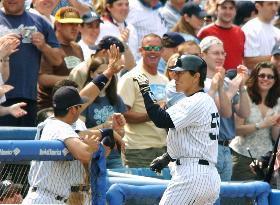 (3)Yankees' Matsui hits solo homer against Royals