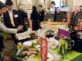 Tottori promotes food, sake at New York event