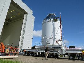 NASA's Orion spacecraft shown to press