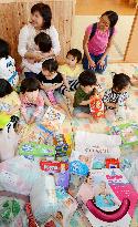 Northern Japan nursery filled with items from U.S. volunteer group