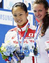 Hosszu sets world record in 200 IM at worlds, Watanabe 2nd