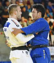 Japan's Haga wins 100 kilogram class at world judo