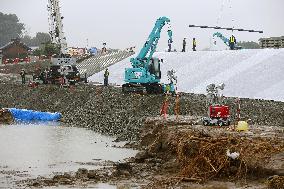 Week after massive floods in eastern Japan