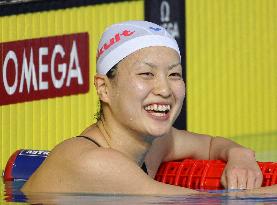 Shibata sets national record at World Swimming championships