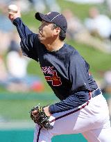 Braves' Saito pitches against Nationals