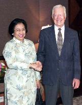 Carter meets Indonesian opposition leader