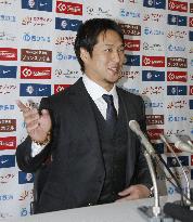 Lion's Nakajima in press conference