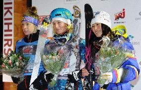 Winners of women's moguls World Cup opener