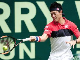 Nishikori advances to 2nd round of Gerry Weber Open