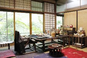 Writer Mushakoji's workroom in Tokyo's Chofu