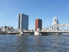 Kachidoki Bridge in Tokyo