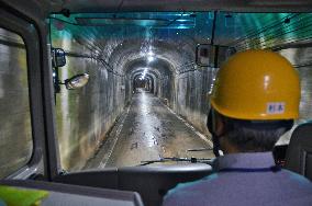 Japan's tallest Kurobe Dam has tunnel built to construct power plant