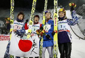 Japan wins bronze in team ski jump at Nordic worlds