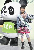 Ponyo's child singer named 'panda ambassador'