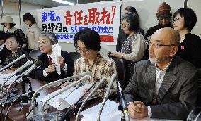 TEPCO shareholders sue management