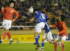 Japan Under-21s draw with S. Korea 1-1