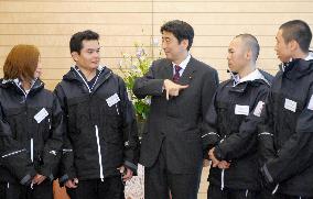Japanese athletes headed to Deaflympic meet Abe