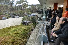 Visitors enjoy Japanese garden chosen as best by U.S. journal