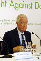 WADA chief meets press in Tokyo