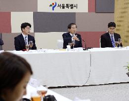 Seoul mayor to promote exchanges at regional level during Japan trip