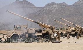 Saudis fire shells toward Yemen