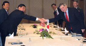 Wolfowitz holds talks with Ishiba