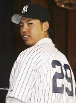 Igawa debuts as New York Yankee