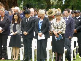Kin of Japanese victims attend NZ quake anniversary ceremony